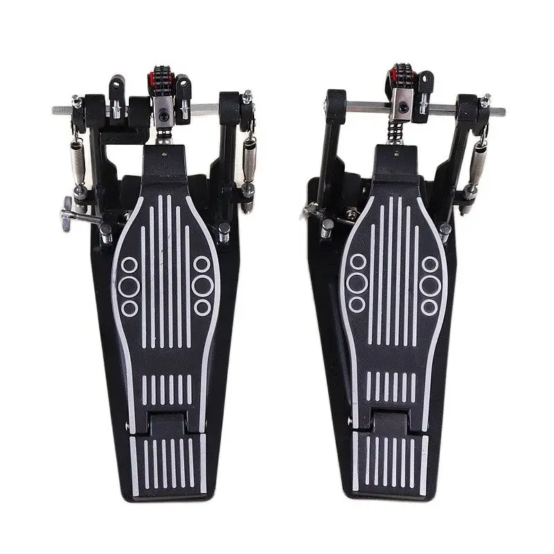 Double Pedal Bass Pedal Drum Set Double Pedal Double Bass Drum Pedal Bass Drum Kick Pedal for Percussion Drummer Instrument