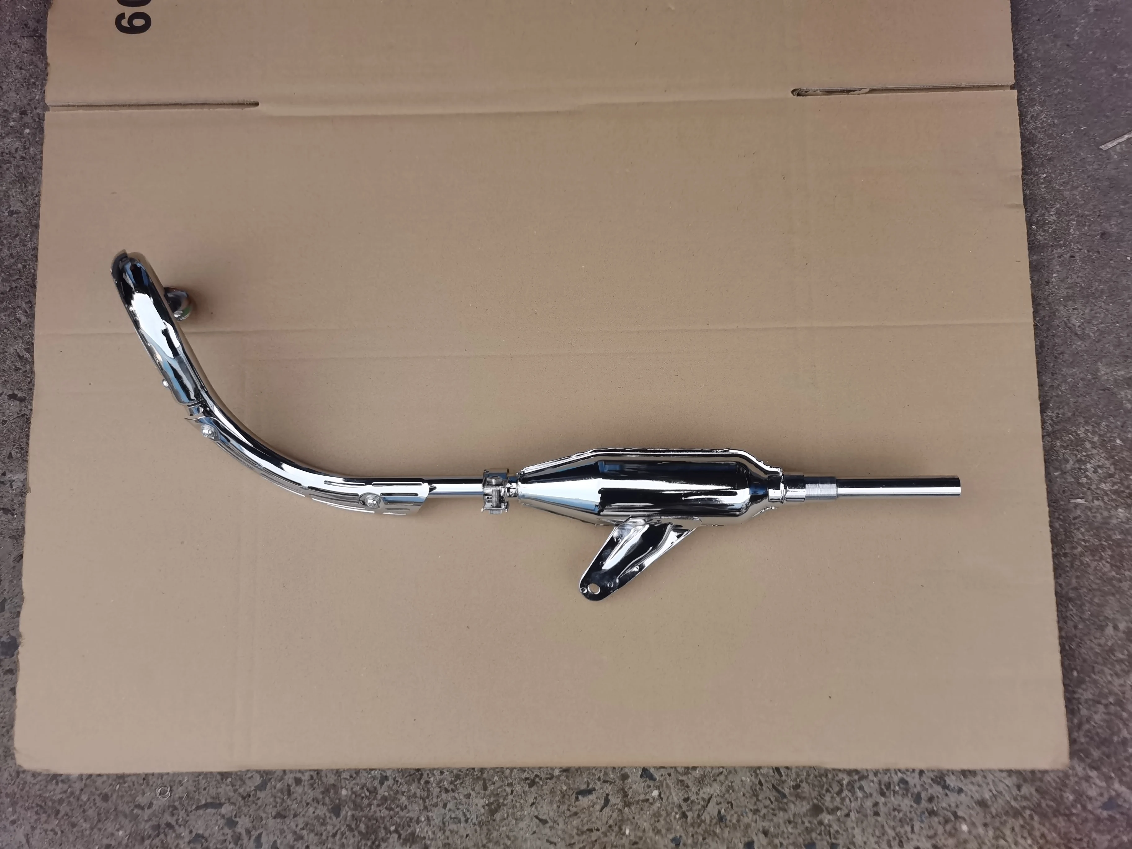 Фото Z50 Z50Z Z50A JDM K1 K2 Хромированная репродукция выхлопной трубы глушителя для Honda MiniTrail №1