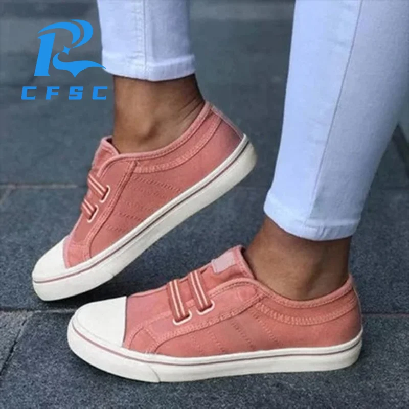 

New Women Vulcanized Sneakers Breathable Flat Casual Classic Shoes Woman Spring Autumn Canvas Zapatos Mujer 2022 Zapatillas