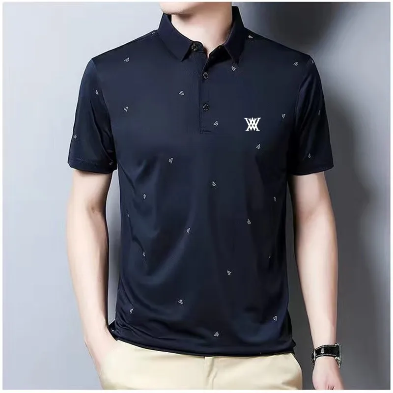 

Men's Golf T-shirt Summer Comfortable Soft Breathable Fashion loose Golf polo Shirts business Golf Wear Man Tops Clothing Tee