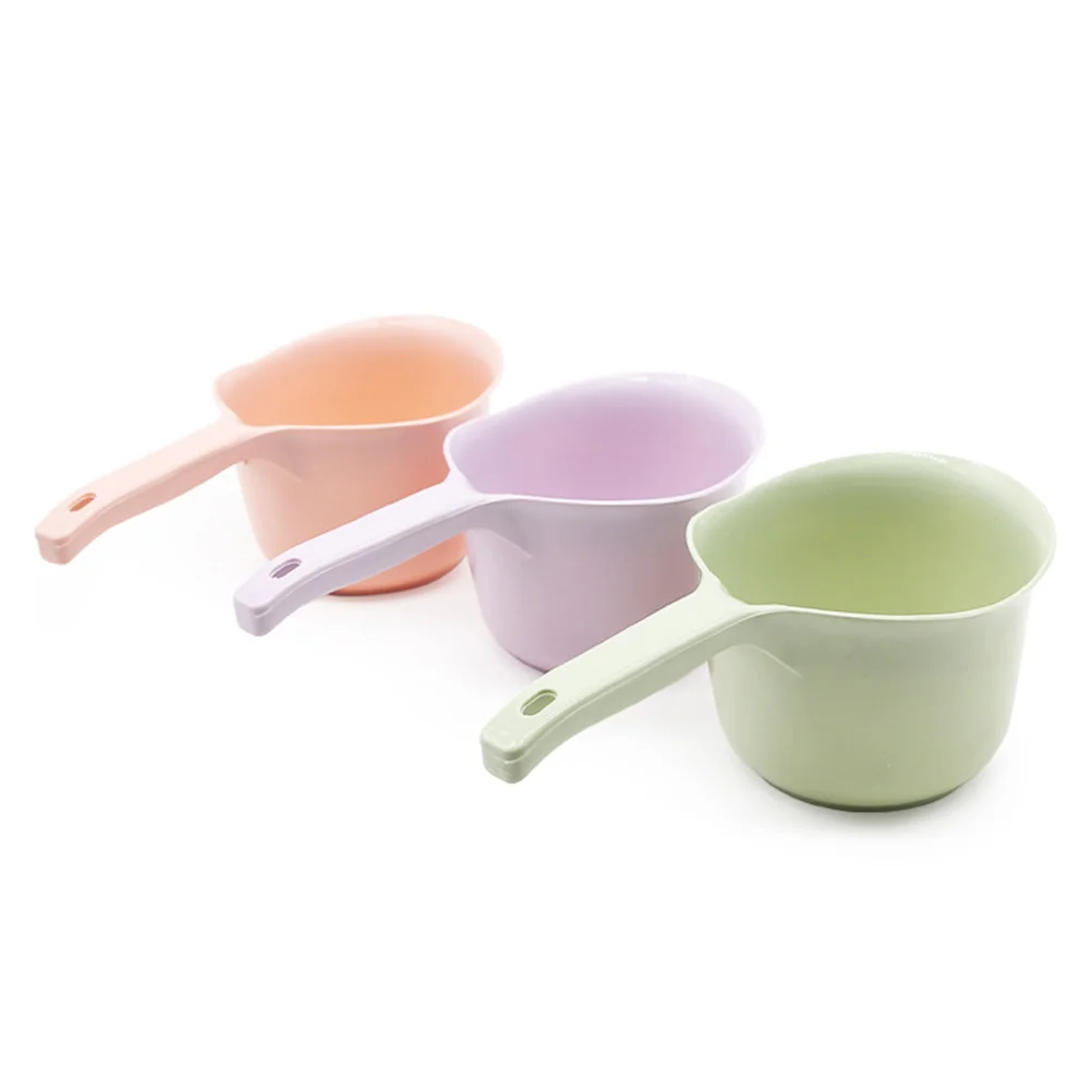 

3 Wash Hair Cup Hair Washing Scoop Bathroom Scoop Kitchen Ladles Scoop Cup Hair Washing Cup