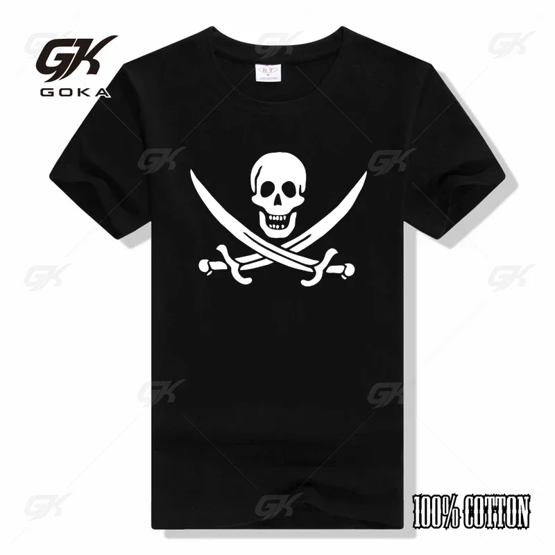 Calico Jack Sword Pirate Flag Jolly Roger Графическая футболка Футболка с пиратским флагом