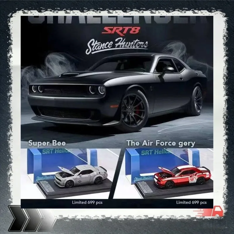 Фото В наличии: Коллекционная модель автомобиля Stance Hunters 1:64 Dodge SRT Hellcat из литого под давлением сплава, праздничный подарок, предмет коллекционирования. №1