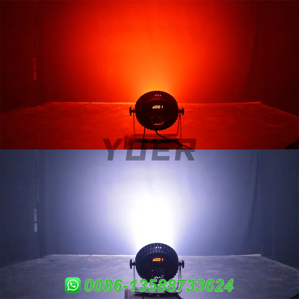 2 шт./партия светодиодный светильник из алюминиевого сплава 18x18 Вт