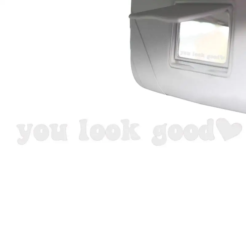 

Зеркальные наклейки You Look Good Small You Look Good, наклейка на стену 3, 9 Х0, 7 дюймов, вдохновляющая настенная наклейка, задний вид, боковой вид, мотоцикл
