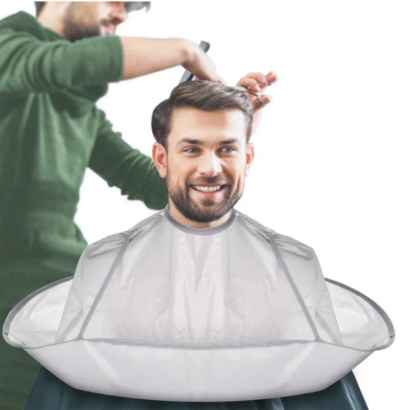 

Creative DIY Apron Hair Cutting Cloak Coat Salon Barber Stylist Cape Umbrella Haircut Cloak Hairdressing Home Cleaning Protector