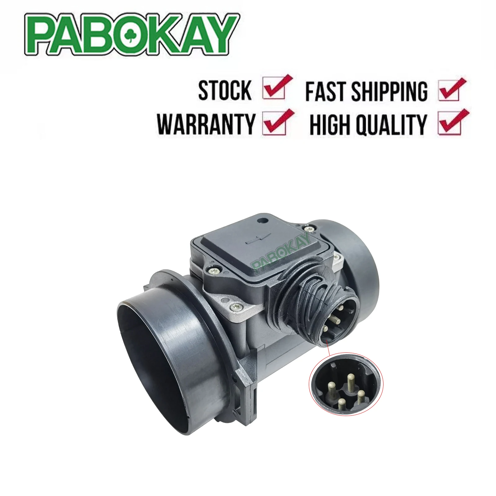 Датчик расхода воздуха для BMW E34 E36 E39 320i 520i 1995-2004 5WK9007 5WK9007Z 8ET009142-091 13621730033 8ET009142091