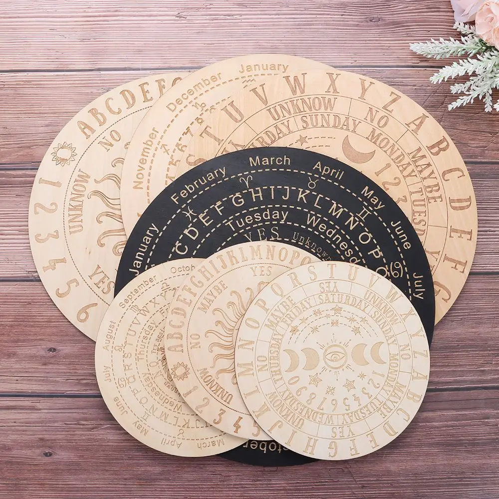 Новинка 2022 деревянная маятниковая доска со звездами солнцем и Луной для гадания