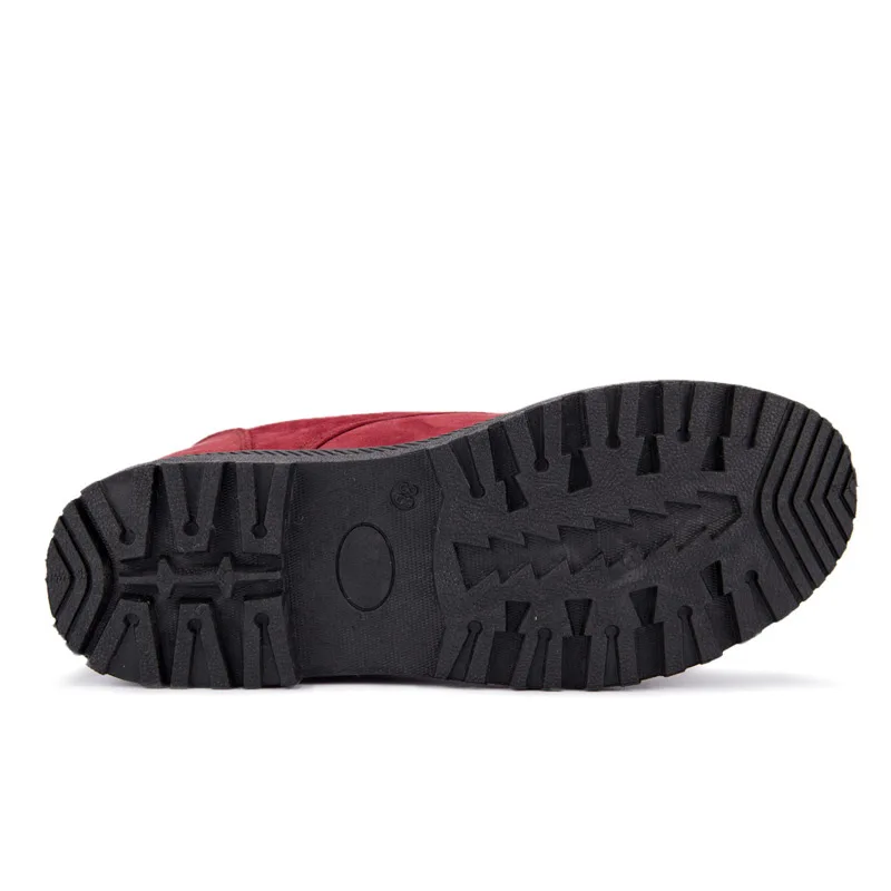 Обувь на платформе женские ботинки зимние плюшевые теплые Новые Модные