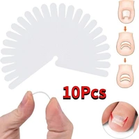 new 10pcs ingrown toenails treatment straightening tape curved clip brace patch nail wedge paronychia lifter recover ath