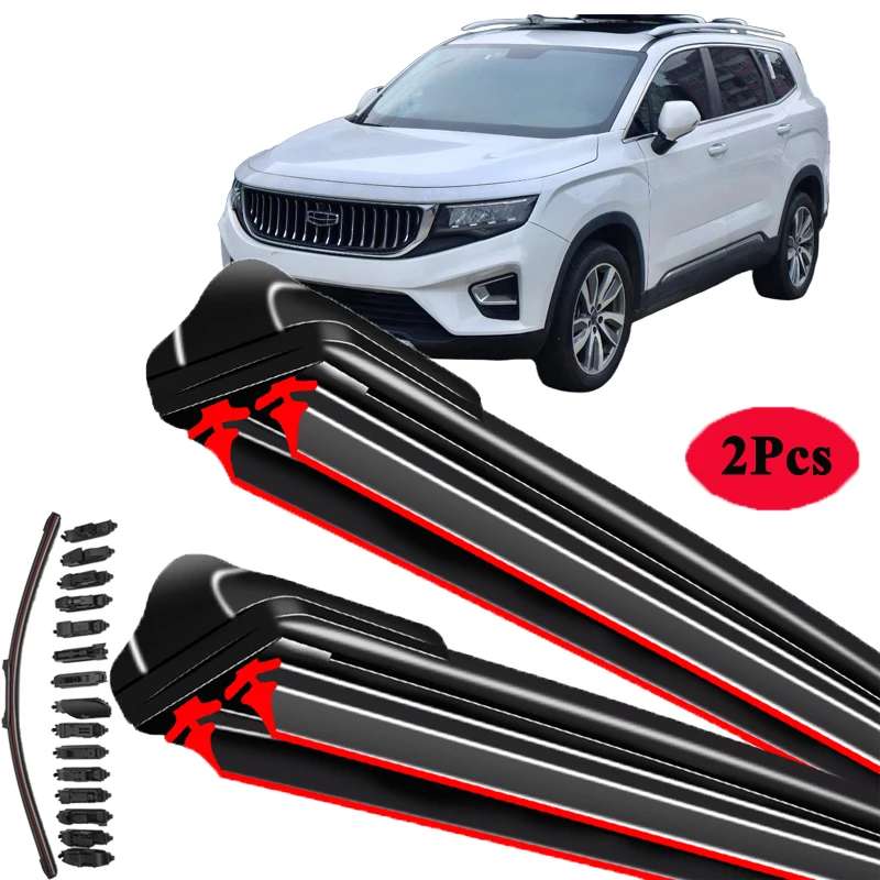 

Для Geely Azkarra Atlas Pro Tugella Okavango ICON SUV 2020 2021 2022 2023, зимние щетки для автомобиля, двойные резиновые щетки стеклоочистителя, окна