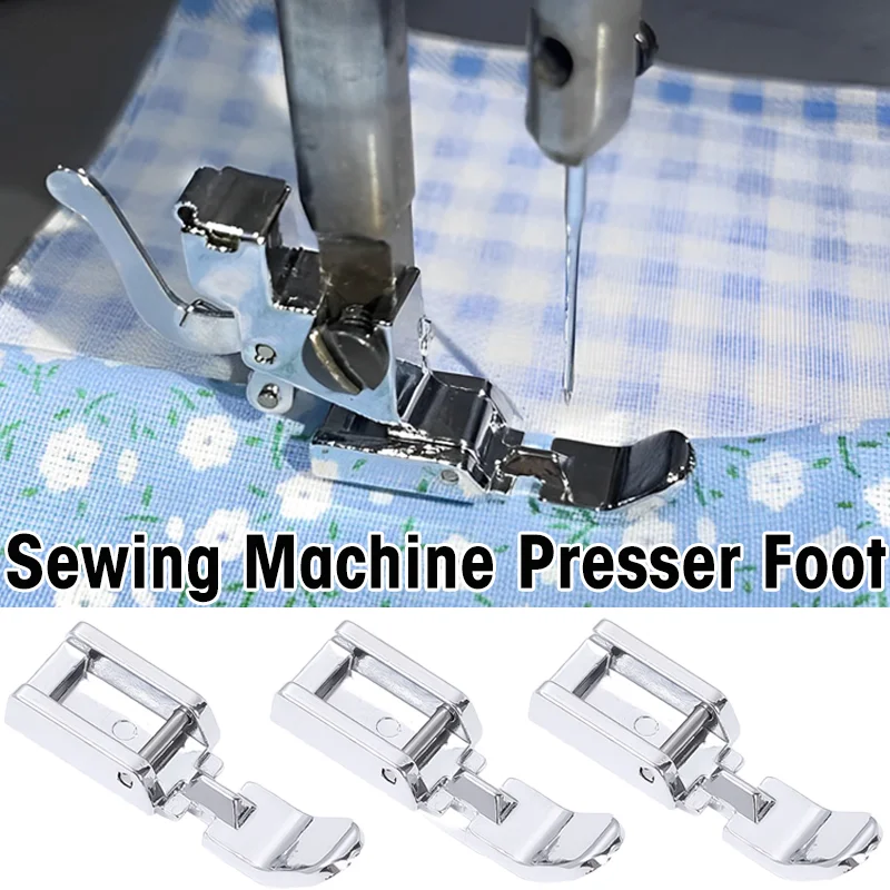 

Zipper Sewing Machine Presser Foot Left Right Narrow Foot suitable for Low Shank Snap On Singer Brother Sewing Accessories