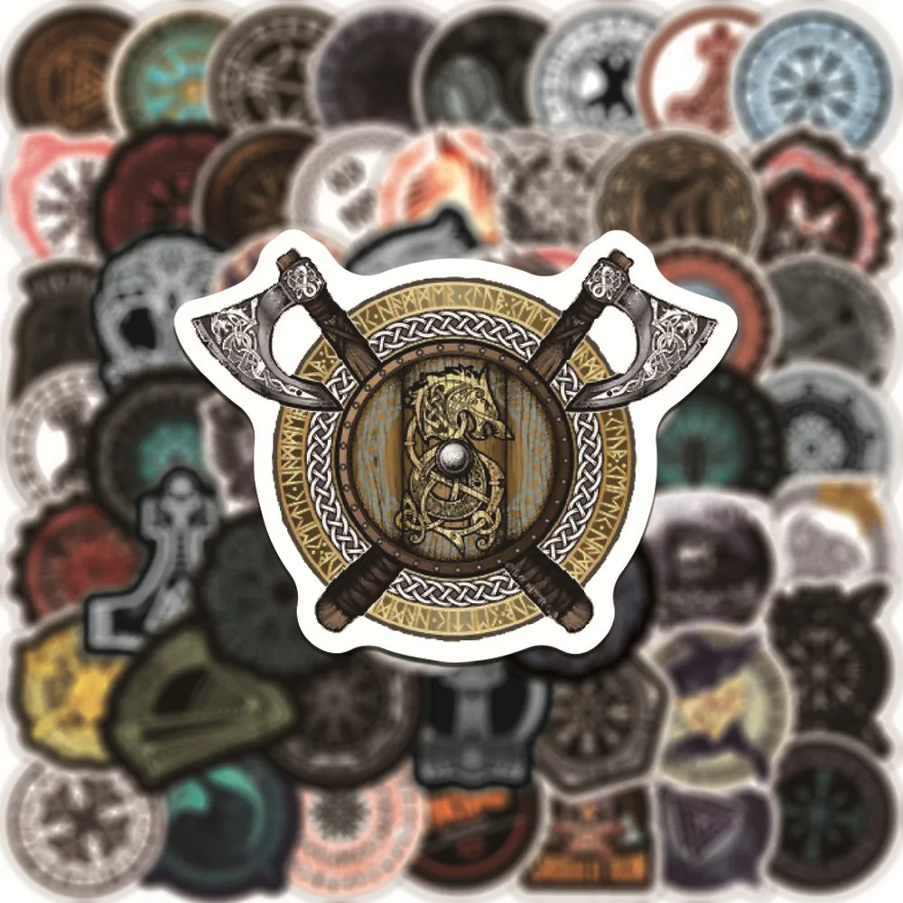 Наклейки в стиле викингов пиратов чемоданов скейтбордов 100 шт.