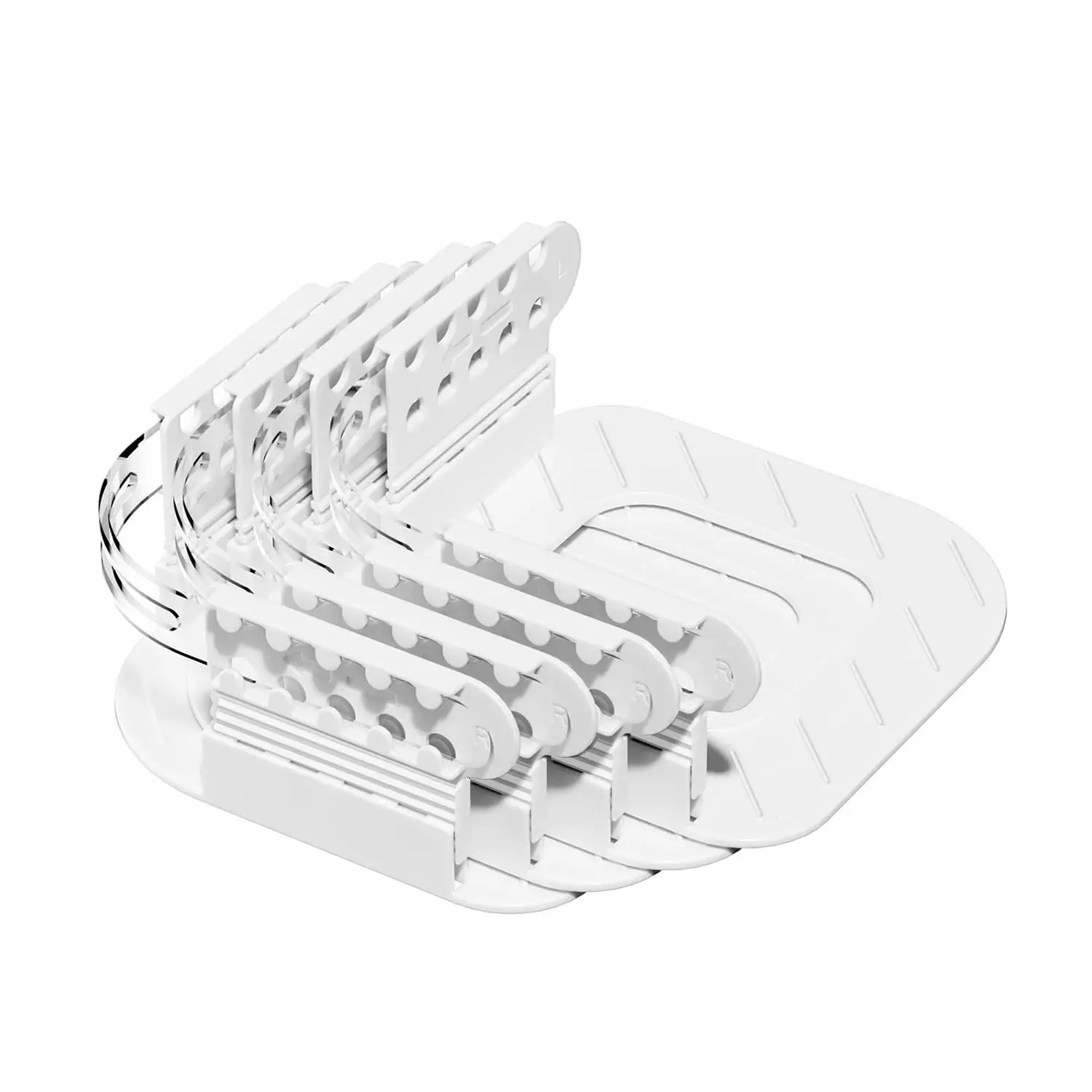 

Держатели простыней 4 шт., белый/серый