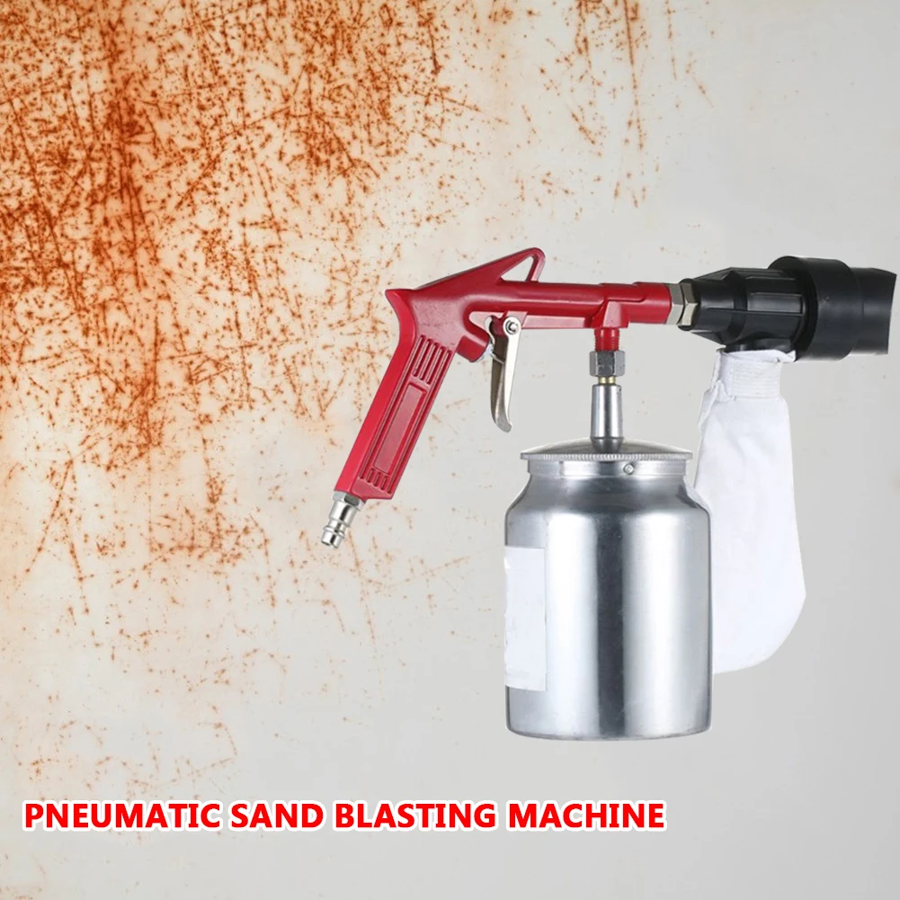 

Pneumatic Sandblasting Tool Adjustable Sandblasting Portable Machine Gravity Handheld Pneumatic Blasting Power Tool