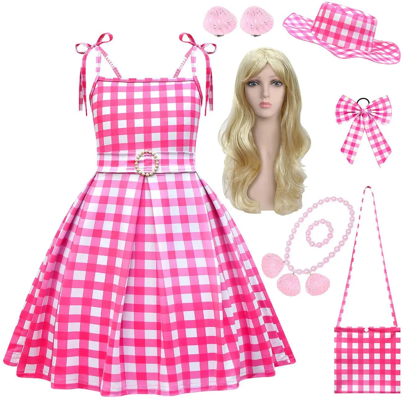 8 шт./комплект, детское платье принцессы, на бретельках