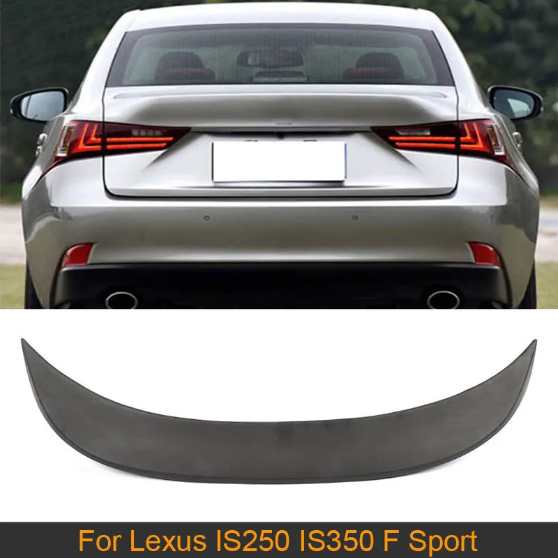 

PU Rear Trunk Spoiler Wing For Lexus IS250 IS350 F Sport 2014 2015 Car Rear Tail Trunk Boot Lip Wing Spoiler