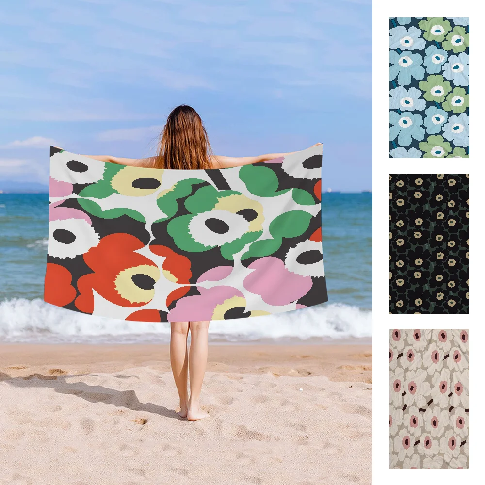 U-unikkos Пляжное Полотенце Из Микрофибры Быстросохнущее Мягкое Впитывающее Йога
