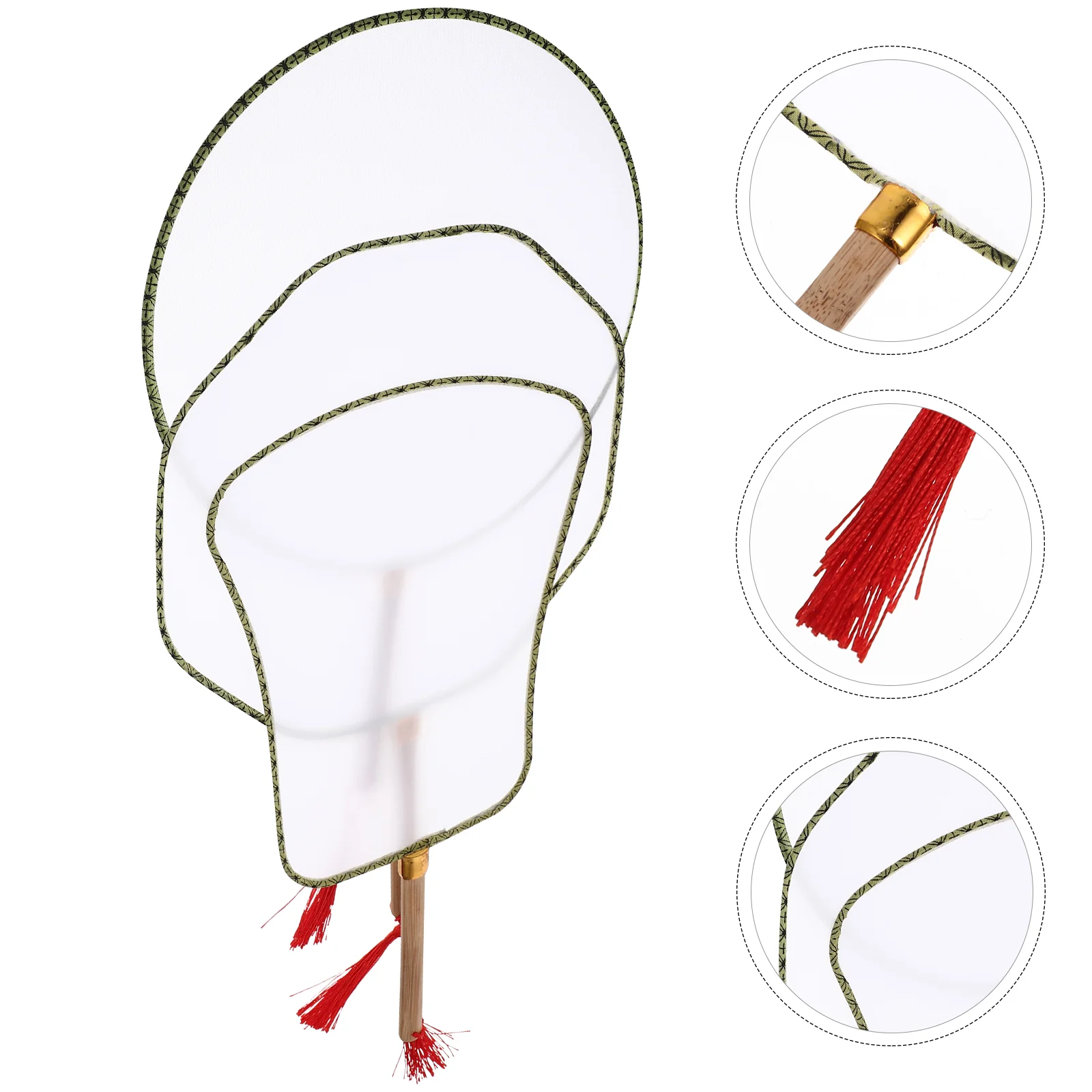 

Fan Blank Fans Kids Drawing Chinese Decorative Program Personalized Props Dancing Wedding Vintage Paperchurch Silk Unpainted Diy