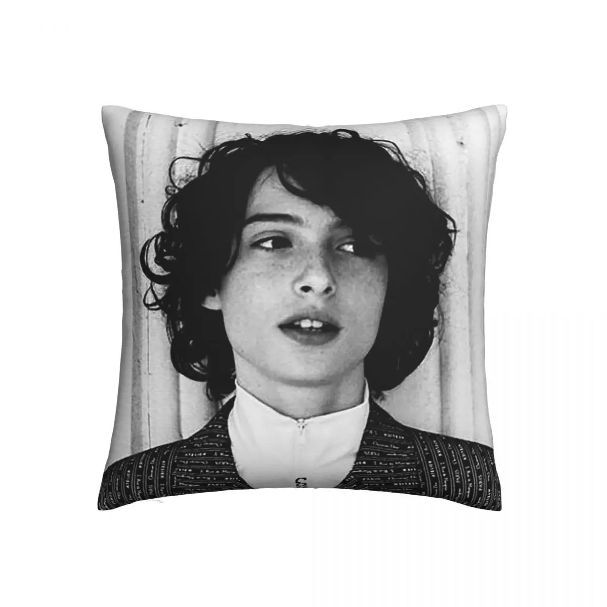 

Finn Wolfhard Actor Pillowcase Printing Polyester Cushion Cover Decoration Throw Pillow Case Cover Home Square 40*40cm