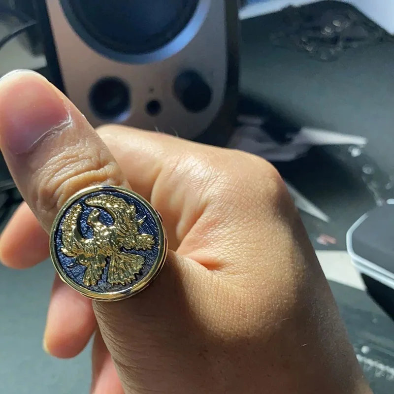 Винтажное кольцо с изображением дюны часть 2 Дом атреидов для мужчин и женщин