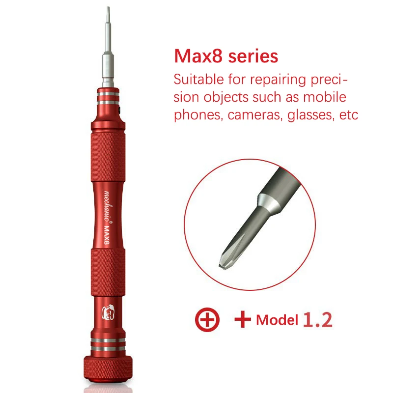 1 шт. MAX8 Нескользящая отвертка 0,8 Torx 0,6 Y-типа 1,2 1,5 2,5 T2 для ремонта камеры мобильного телефона, инструмент для разборки