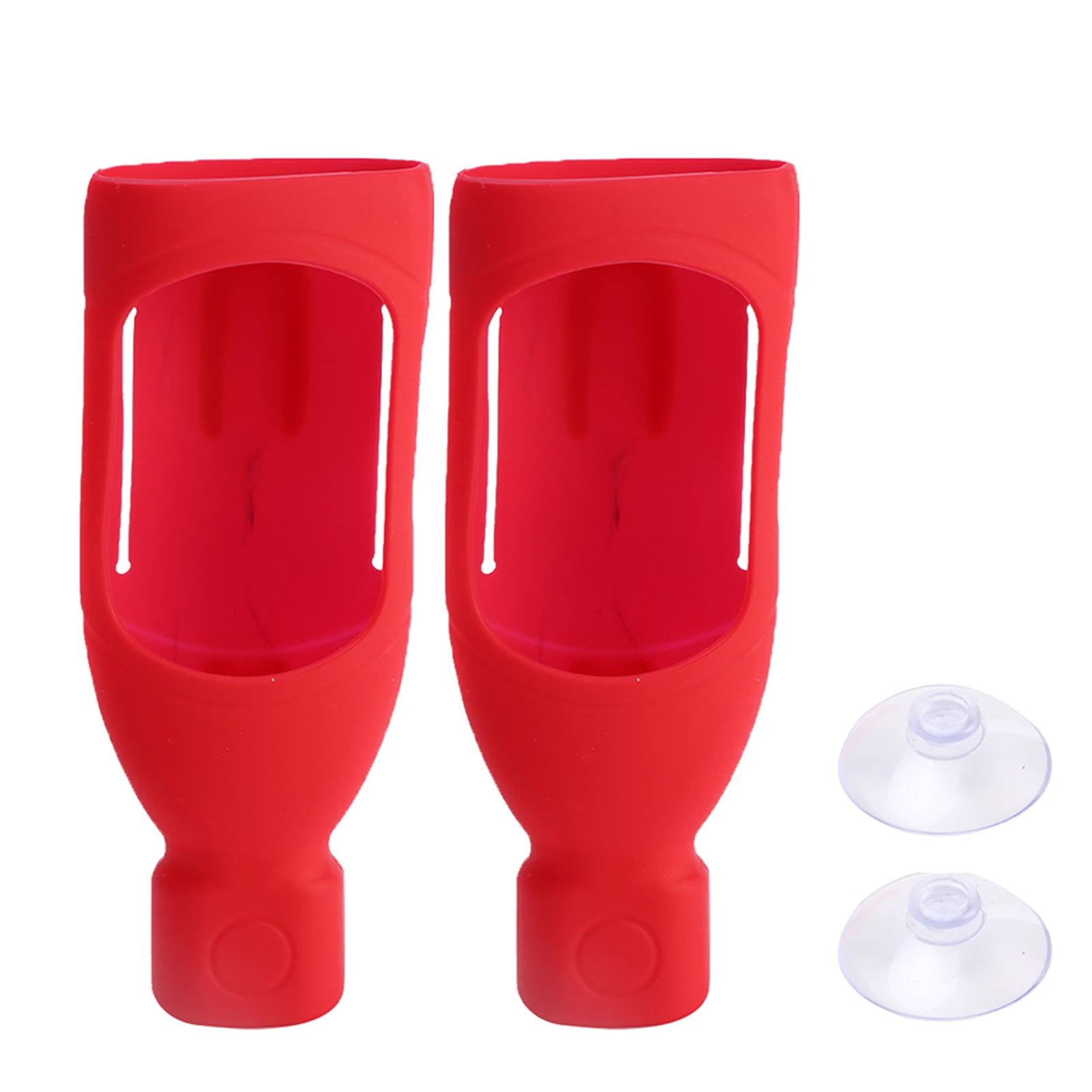 

2pcs Leak Proof Shampoo Dispenser Home Hotel Bathroom Travel With Suction Cup Portable Squeezer Pump Design Wall Mounted