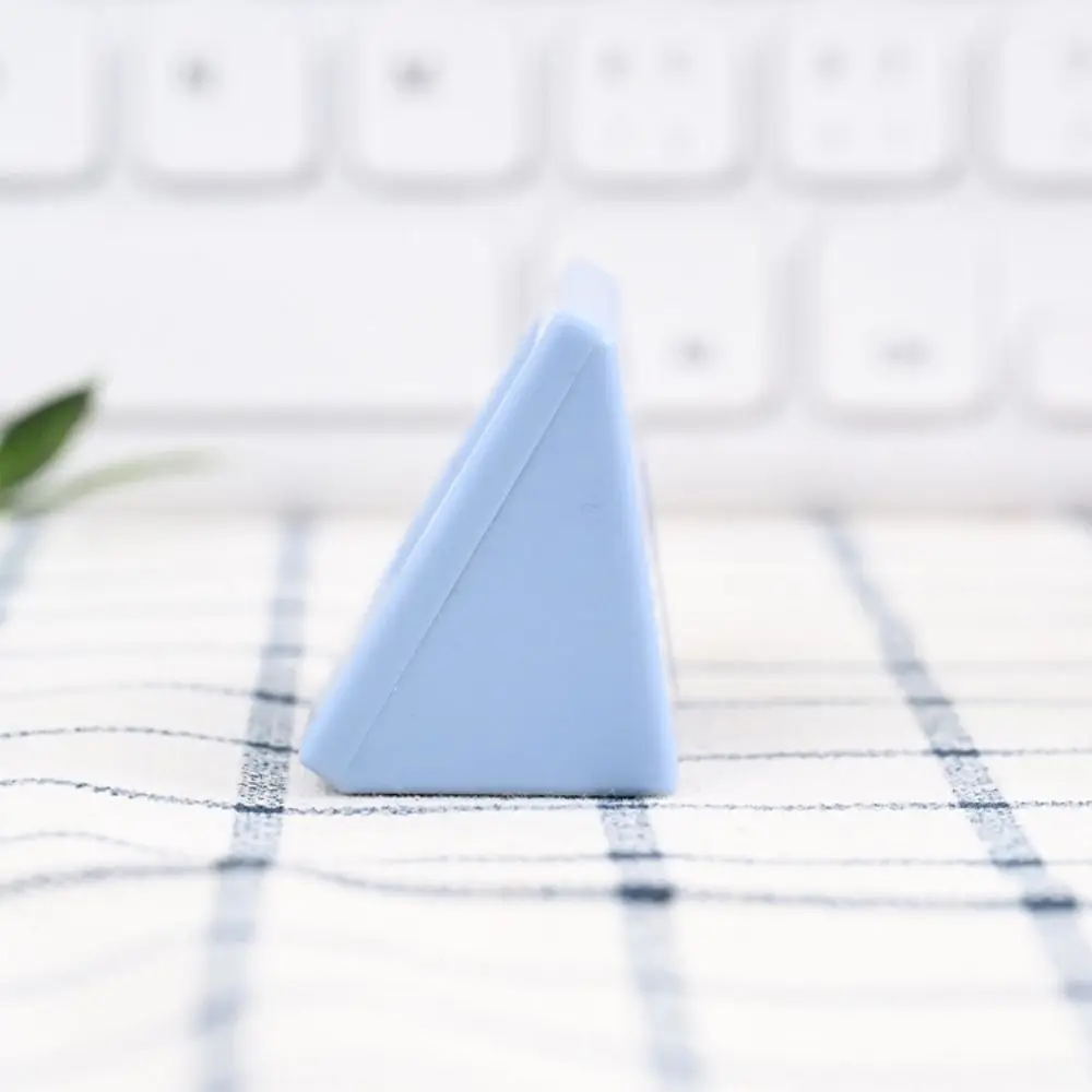 Креативные простые светодиодные цифровые часы милые бесшумные мини-треугольные