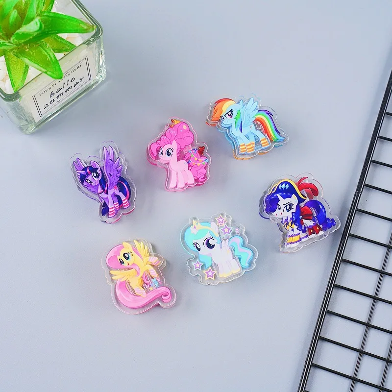 Полипропиленовый зажим пони полипропиленовый мультяшный для заметок