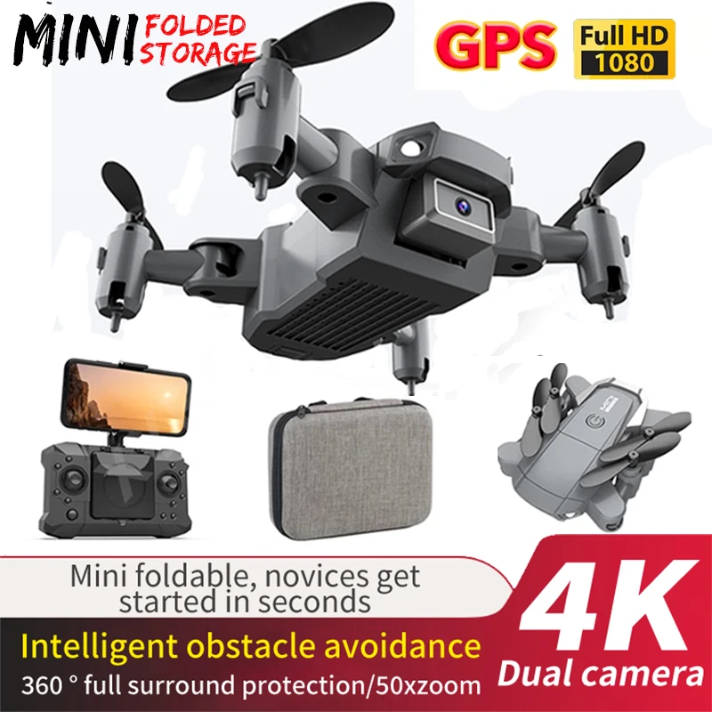 

KY905 Mini Drone 4K Profesional HD Camera Wifi FPV Foldable Dron Quadcopter One-Key Return 360 Rolling RC Helicopter Kid's Toys