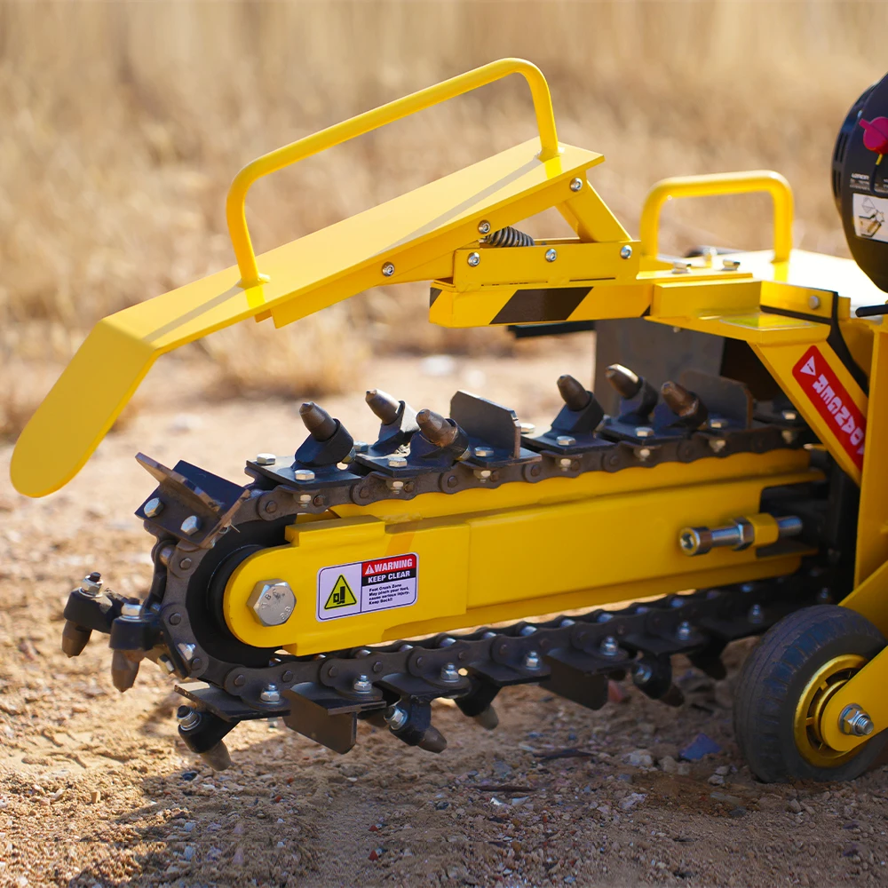 Фото Мини-траншеекопатель Loncin/Briggs&Stratton/Ducar 7 л.с. с бензиновым двигателем, соответствующий стандарту EPA №2