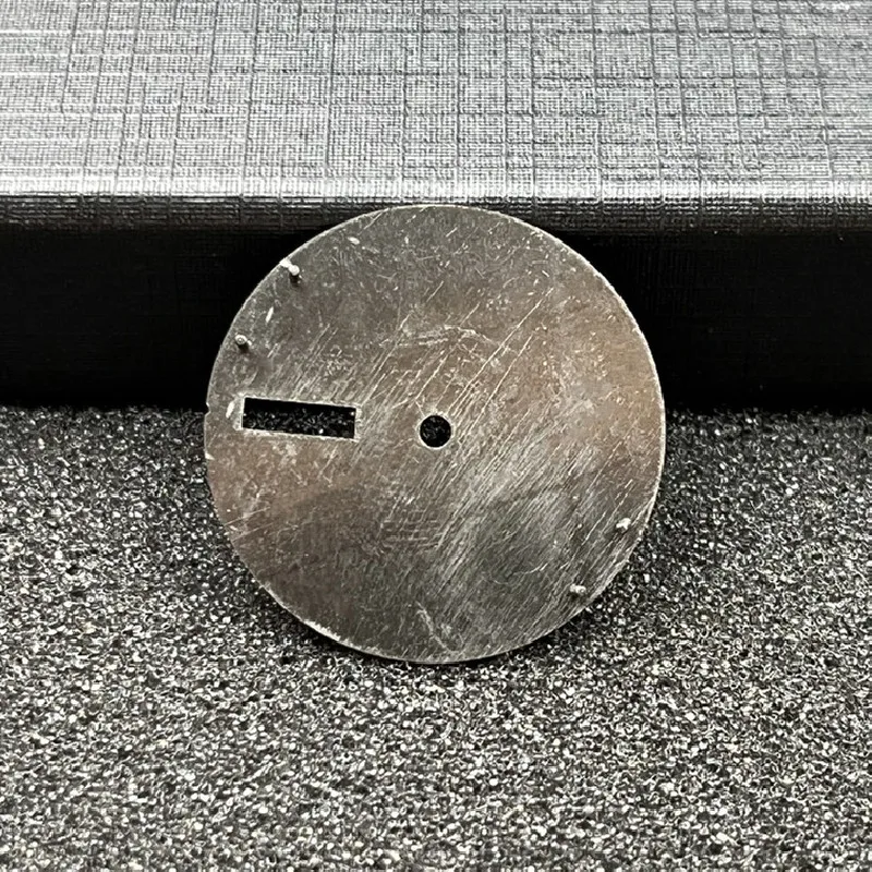 New NH36 dial black with C3 green luminous mechanical watch modified 4R36/4R/6R movement matte grain font 28.5mm  case Date-day