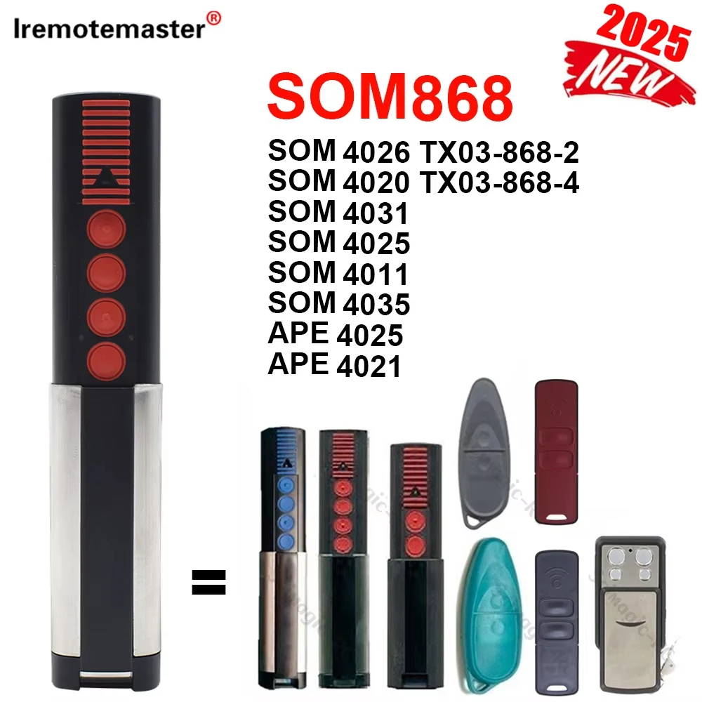 Для SOM 4020 TX03-868-4 Европа и Америка устройство открывания гаражных ворот TX03-8-4 APERTO 4025