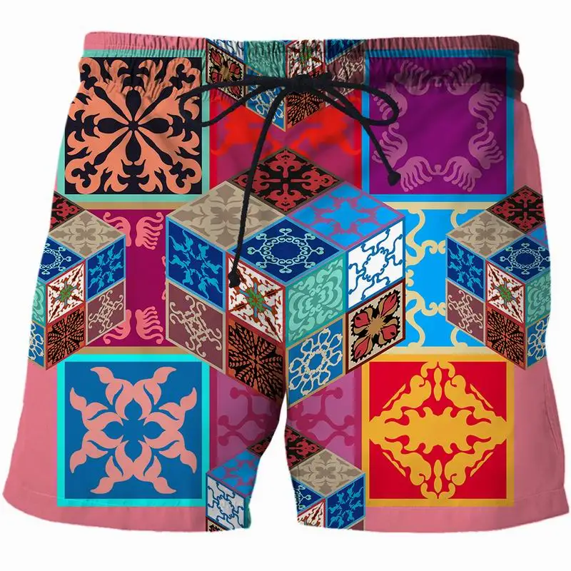 

New 3d print men's shorts men's casual beach fashion quick dry menswear funny outfit