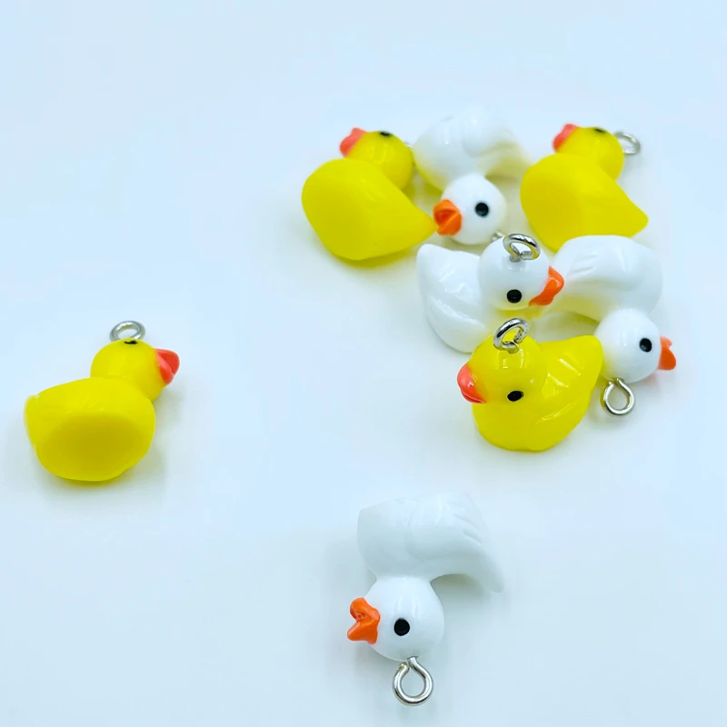 

10 Pcs New Mini Kawaii Lovely Cartoon Animal Resin Charms For Earring Key Chain Necklace Pendant Jewelry Findings Making C87