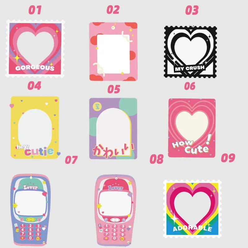 

2022 New Keychain Accessories Photo Frame Small Card Decorative Keychain Chain DIY Acrylic Pendant Making Souvenir Photo Jewelry