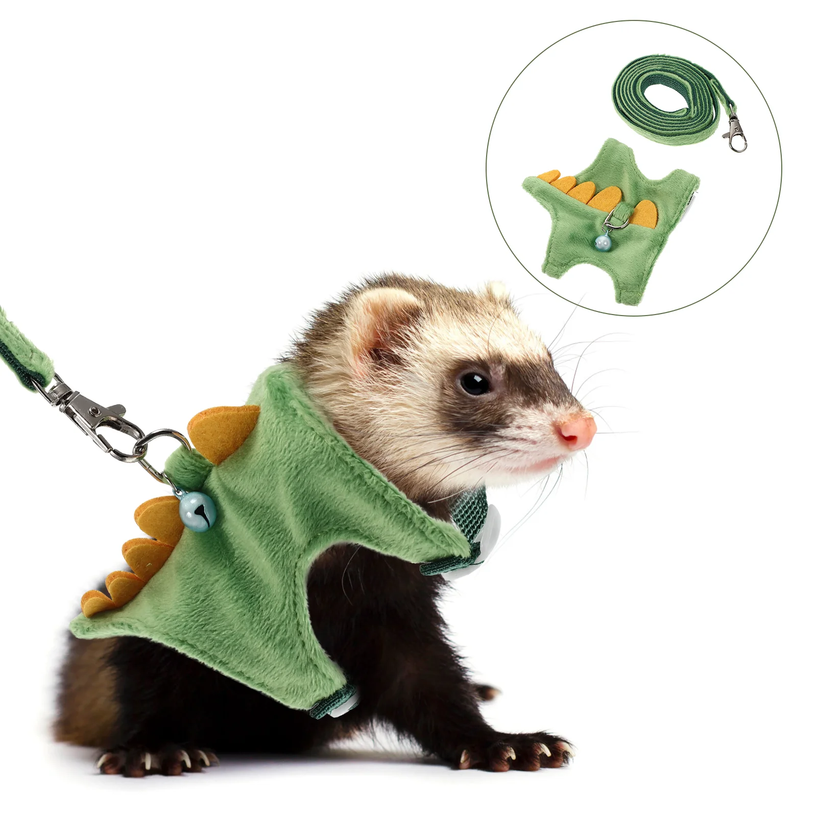

Harness Leash Cat Pet Ferret Vest Rope Walkingtraction Petsdog Safety Supplies Bunny Adjustable Kitten Kit Belt Puppy