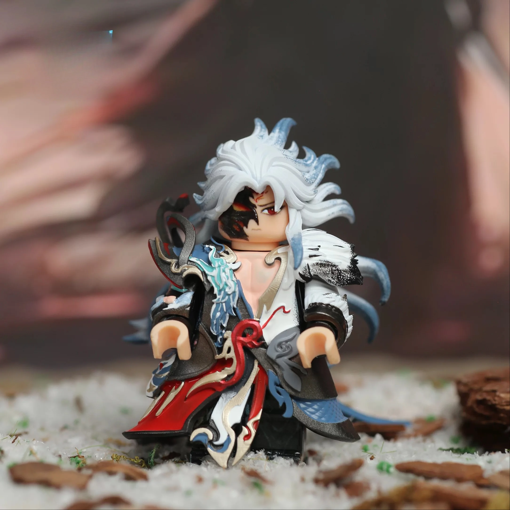 Фигурка персонажа Ли Синь из игры Honor of Kings, модель из ABS-пластика, сборные строительные блоки, украшение для рабочего стола, подарок на день рождения, игрушка. (art.: 3920dcd2b049d) - 3920dcd2b049d