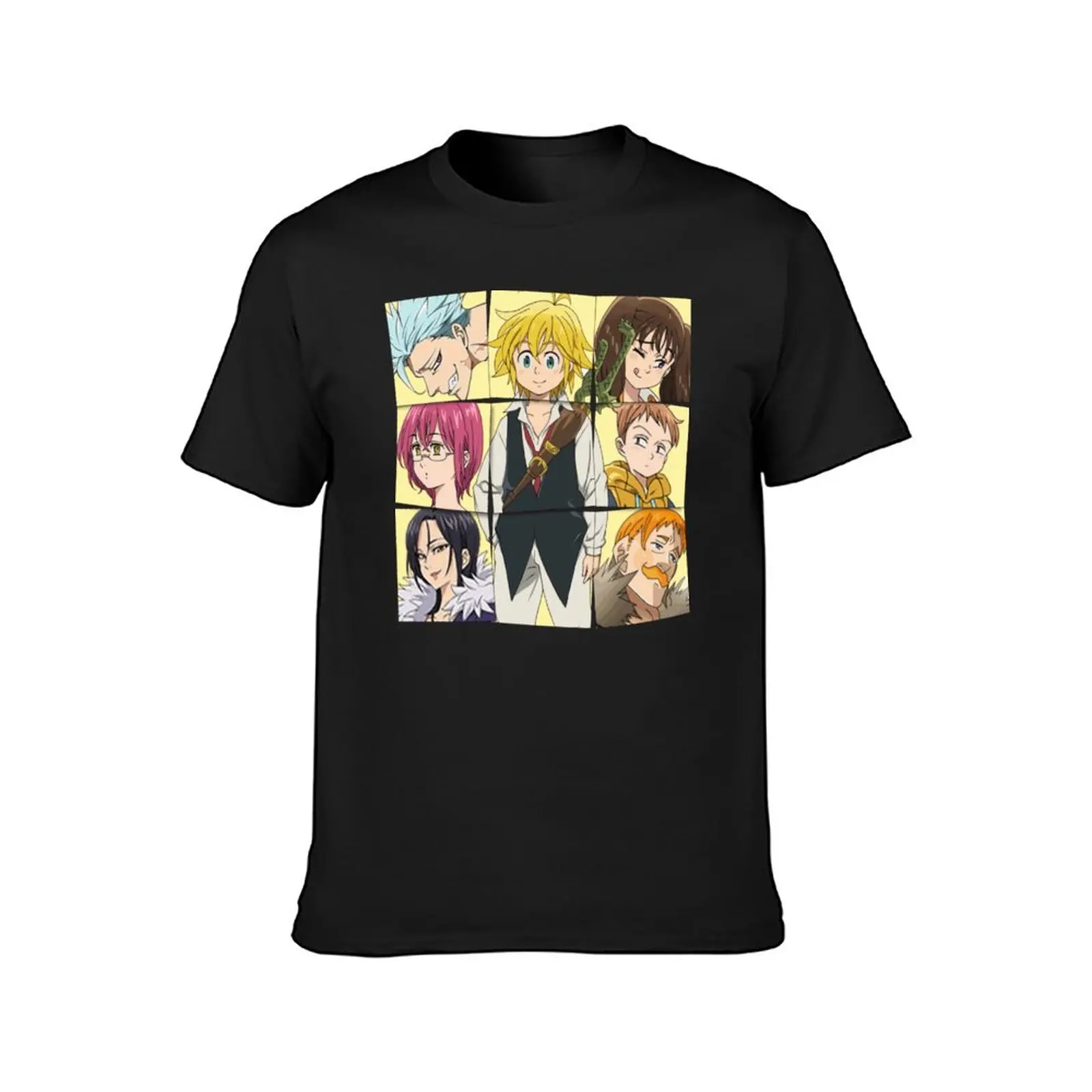 

Seven Deadly Sins Nanatsu T Shirt Anime Fashion 100 Cotton T-Shirt Short-Sleeve Print Awesome Clothes Men Original Big Size Tees