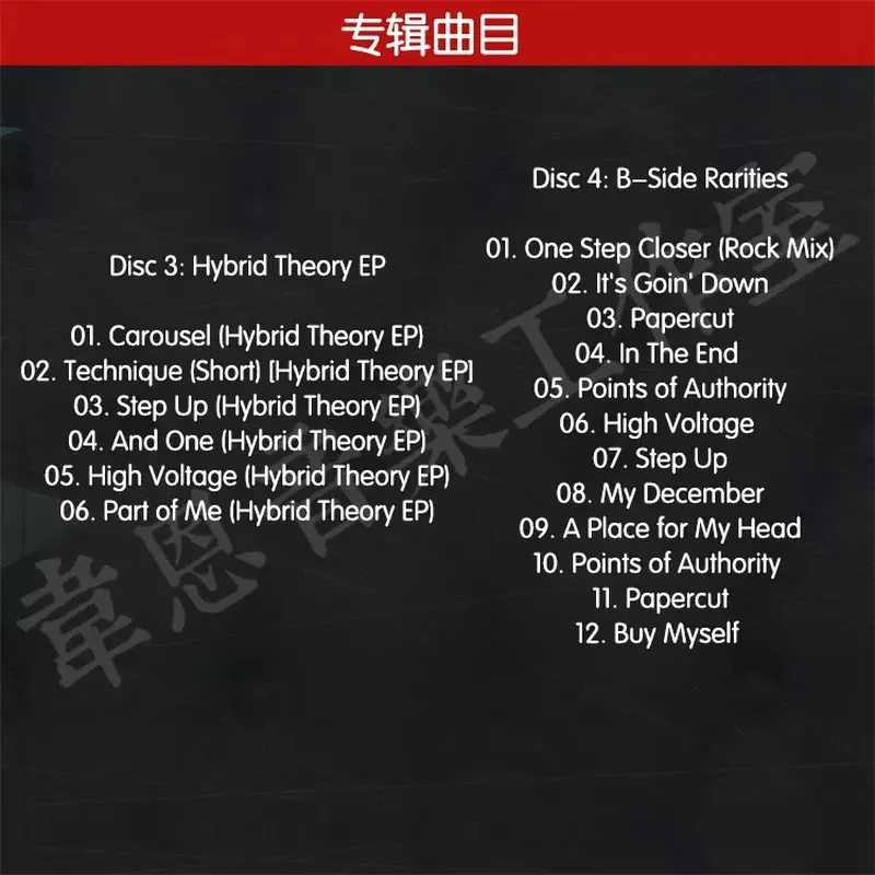 Фото Альбом Linkin Park к 20-летию, рок-группа, музыка для автомобиля в формате lossless на CD №4