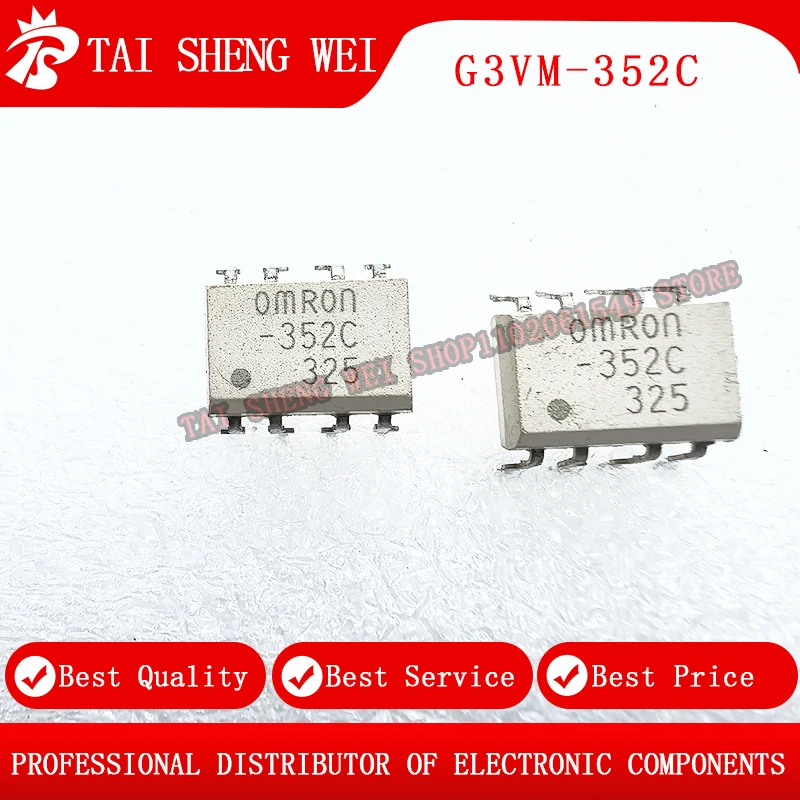 G3VM-352C Новая оптопара Silk Screen -352C In-Line DIP8 G3VM-352 Твердотельное реле
