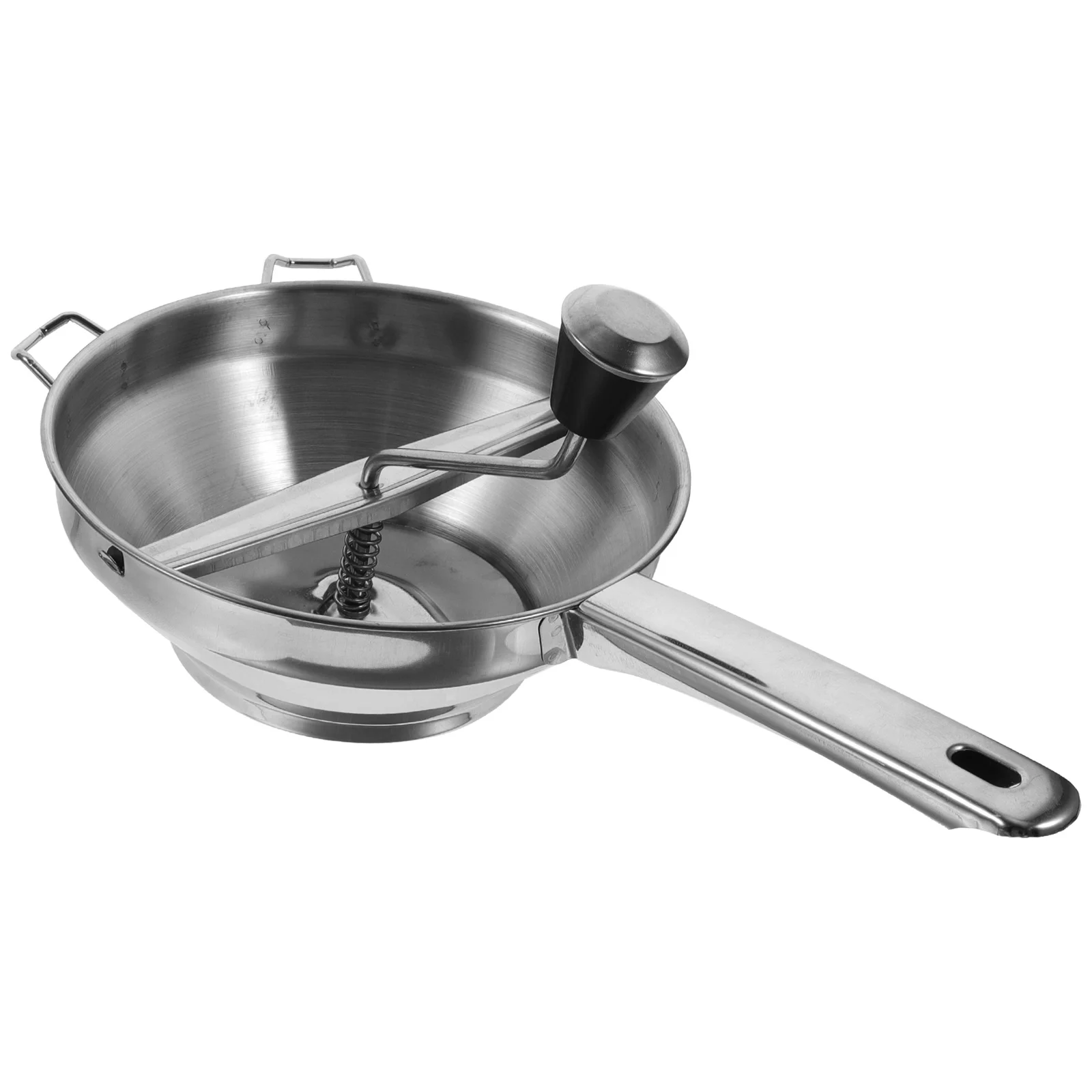 

Stainless Steel Mill- Rotary Mill Vegetable Strainer Potato Masher Grinder for Vegetable Mashed Potato Applesauce ( Silver )