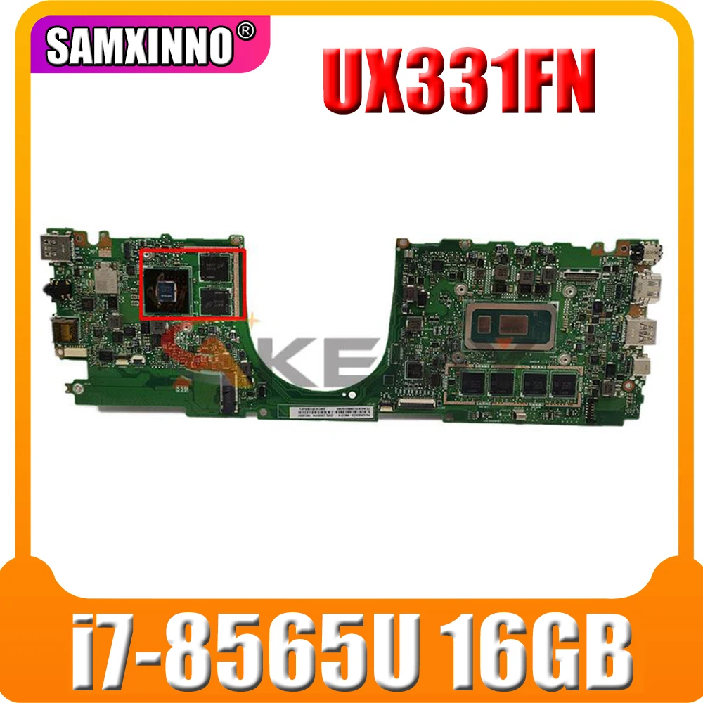 

SAMXINNO для ASUS ZenBook 13 UX331F UX331FN UX331FB U3300F U3100F Laotop материнская плата с фотографией 2 Гб 16 Гб