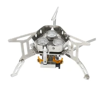 split camping stove mini portable split stove stainless steel foldable mountaineering camping windproof stove accessories