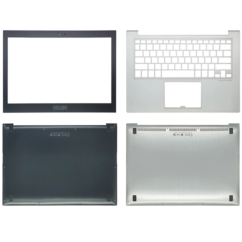 

NEW For ASUS UX31 UX31E Laptop Case Front Bezel Palmrest Bottom Case Upper Top Back Cover Silver Black