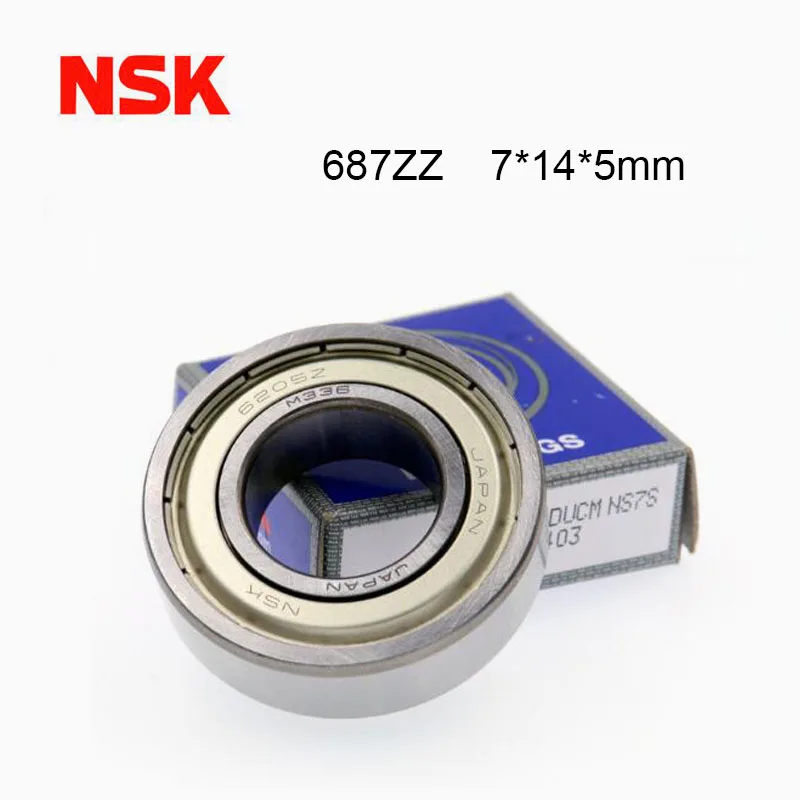 Оригинальный подшипник японский NSK подшипник 687ZZ