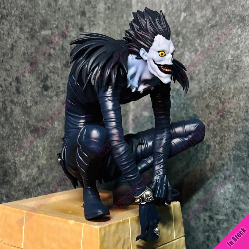 Фото Горячая распродажа: Фигурка-держатель для лапши FuRyu Death Note Ryuk, 13 см, аниме-фигурка, модель персонажа, настольное украшение, коллекционный подарок №5