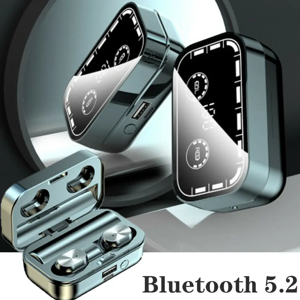 TWS Wireless Bluetooth5.2 Headphones Earphones Earbuds In-Ear For iPhone Samsung enlarge