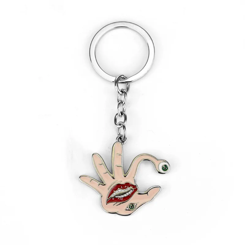 

Anime Parasyte The Maxim Izumi Shinichi MIGI Cosplay Metal Alloys Key Chains Pendant Keychain Keyring Props Xmas Gift