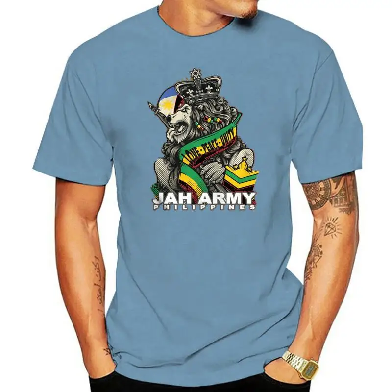 

Love Peace Unity Jah Army Philippines Army Collection Men's T Shirt